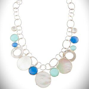 IPPOLITA Rock Candy Collection Multicolor Doublets & MOP Charms Necklace